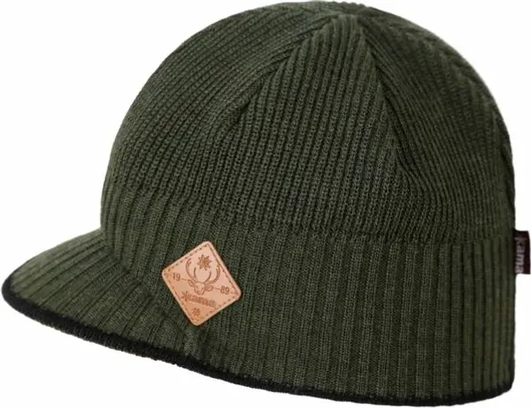 Kama Kama MERINO LA15 Зимна шапка с козирка, khaki, размер