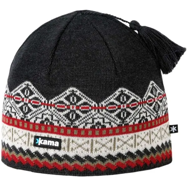 Kama Kama MERINO Зимна шапка, черно, размер