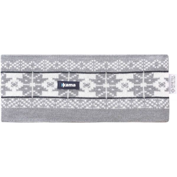 Kama Kama ПЛЕТЕНА ЛЕНТА МЕРИНО CW68 Плетена лента за глава, сиво, размер