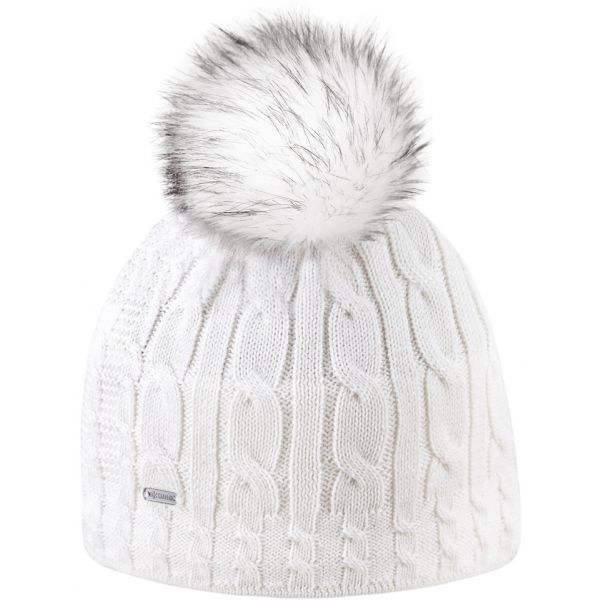 Kama Kama ШАПКА Плетена шапка, бяло, размер