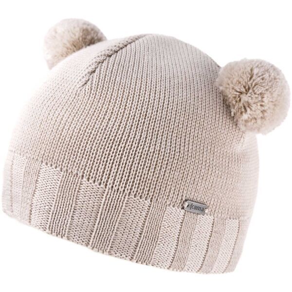 Kama Kama ШАПКАB91 Детска зимна шапка, бежово, размер