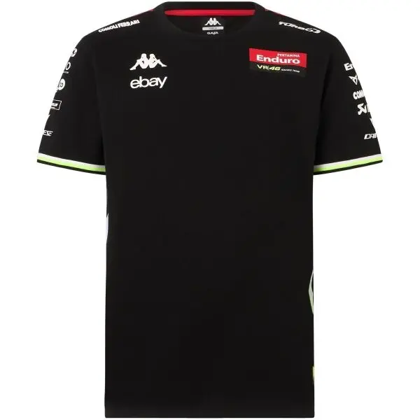 Kappa Kappa AMIRIM VR46 Мъжка тениска, черно, размер