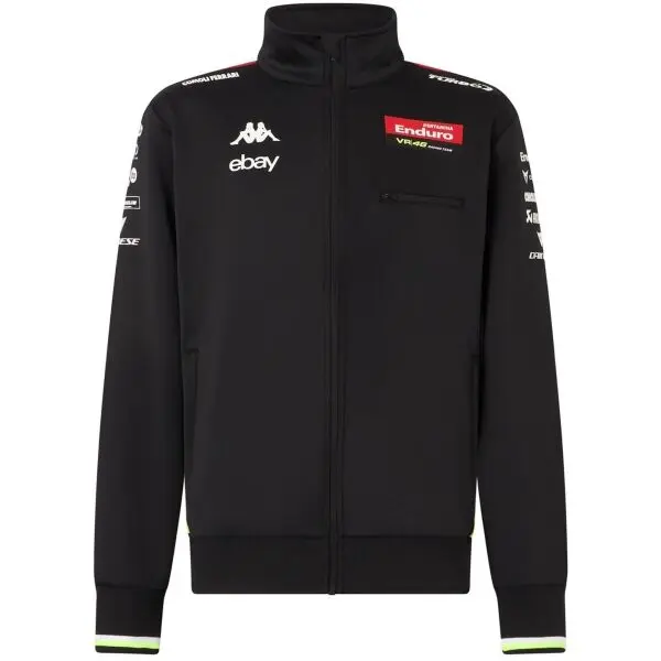 Kappa Kappa ATRISAM VR46 Мъжки суитшърт, черно, размер