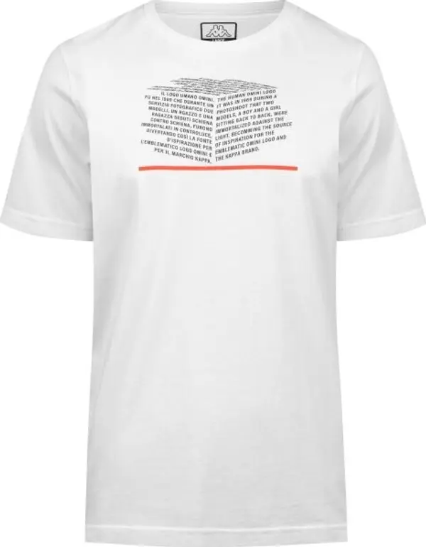 Kappa Kappa CARRARE Мъжка тениска, бяло, размер