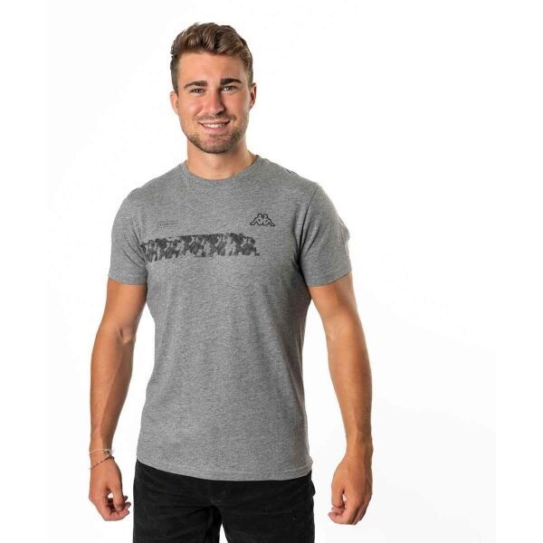 Kappa Kappa LOGO GALLE Мъжка тениска, сиво, размер S