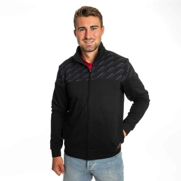 Kappa Kappa LOGO GELO Мъжки суитшърт, черно, размер M