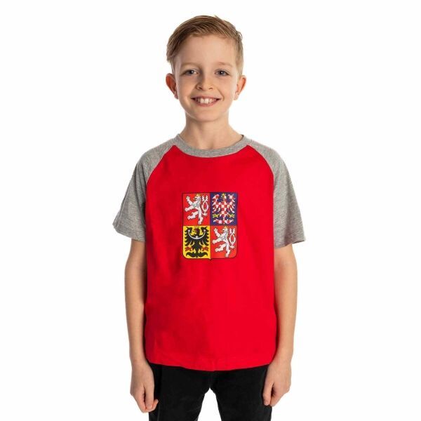 Kappa Kappa LOGO CAFY ČR JR Детска тениска, червено, размер