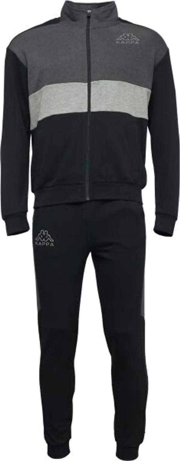 Kappa Kappa LOGO ELAN Мъжки спортен комплект, черно, размер