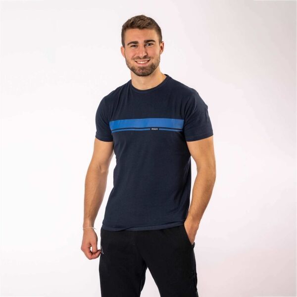 Kappa Kappa LOGO ESLUM Мъжка тениска, тъмносин, размер