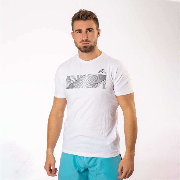 Kappa Kappa LOGO EWIO Мъжка тениска, бяло, размер