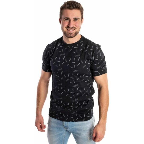 Kappa Kappa LOGO FAZZA CELO PRINT Мъжка тениска, черно, размер