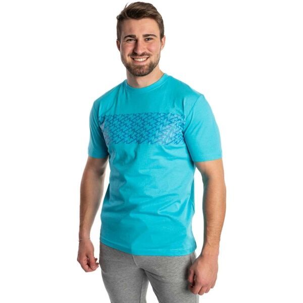 Kappa Kappa LOGO FIXE Мъжка тениска, тюркоазено, размер