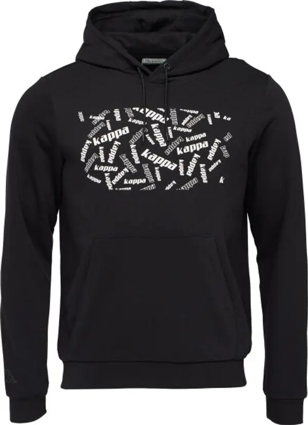 Kappa Kappa LOGO FOJO Мъжки суитшърт, черно, размер XXL