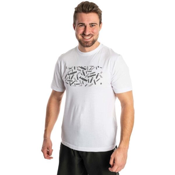 Kappa Kappa LOGO FRIBOLO Мъжка тениска, бяло, размер