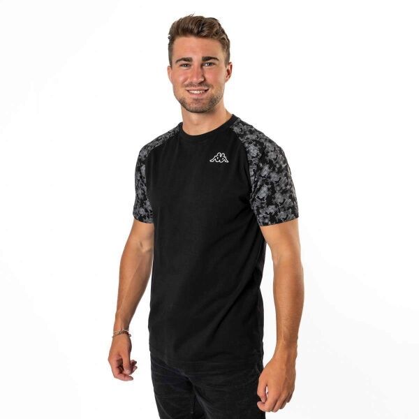 Kappa Kappa LOGO GAFY Мъжка тениска, черно, размер