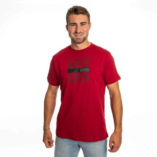 Kappa Kappa LOGO GAMES Мъжка тениска, винен, размер