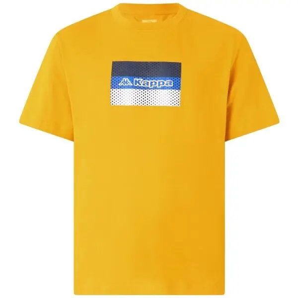 Kappa Kappa LOGO GAMUT Мъжка тениска, жълто, размер