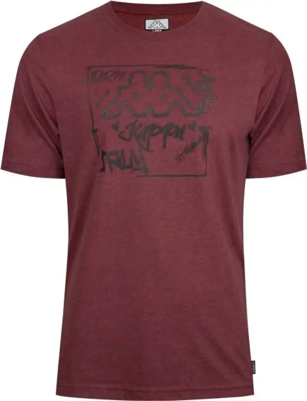 Kappa Kappa LOGO GARDOLF Мъжка тениска, винен, размер