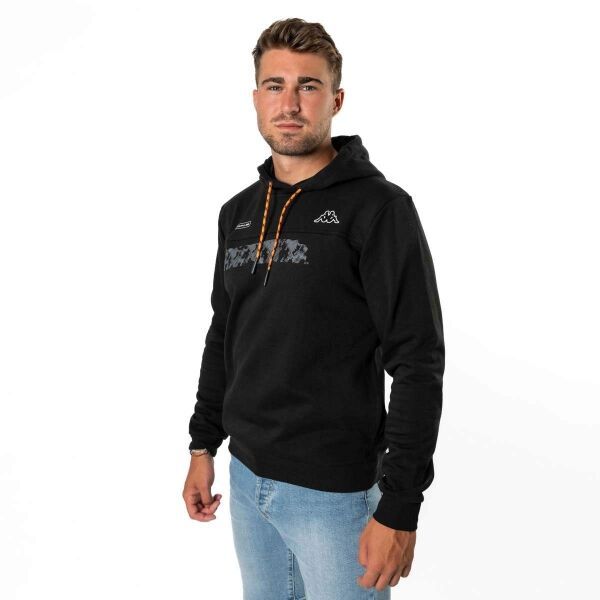 Kappa Kappa LOGO GINO Мъжки суитшърт, черно, размер