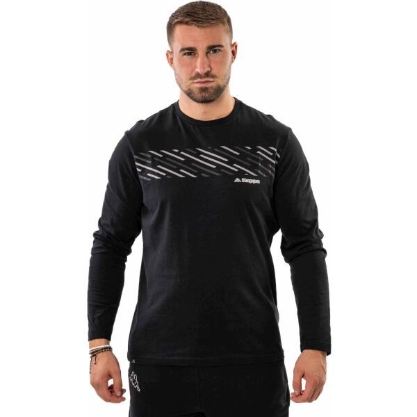 Kappa Kappa LOGO IFITTE Мъжка тениска, черно, размер