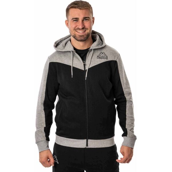 Kappa Kappa LOGO ILADES Мъжки суитшърт, сиво, размер