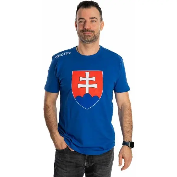 Kappa Kappa LOGO KAFERS Мъжка тениска, синьо, размер XXXL