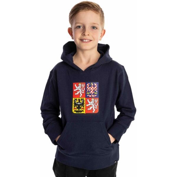 Kappa Kappa LOGO NATHAN ČR JR Детски суитшърт, тъмносин, размер