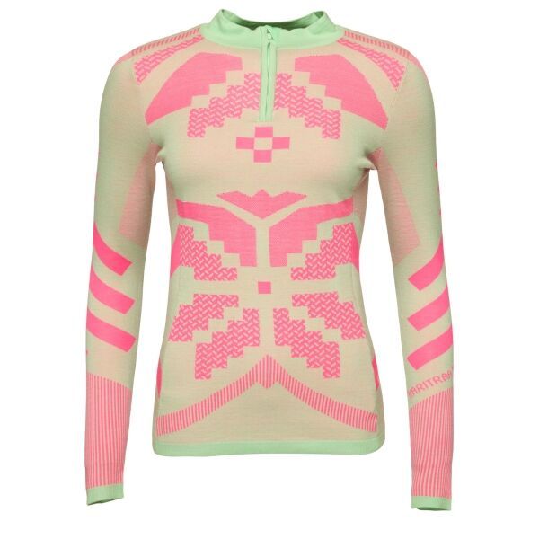 KARI TRAA KARI TRAA FAITH HZ Дамска тениска от мериносова вълна, розово, размер