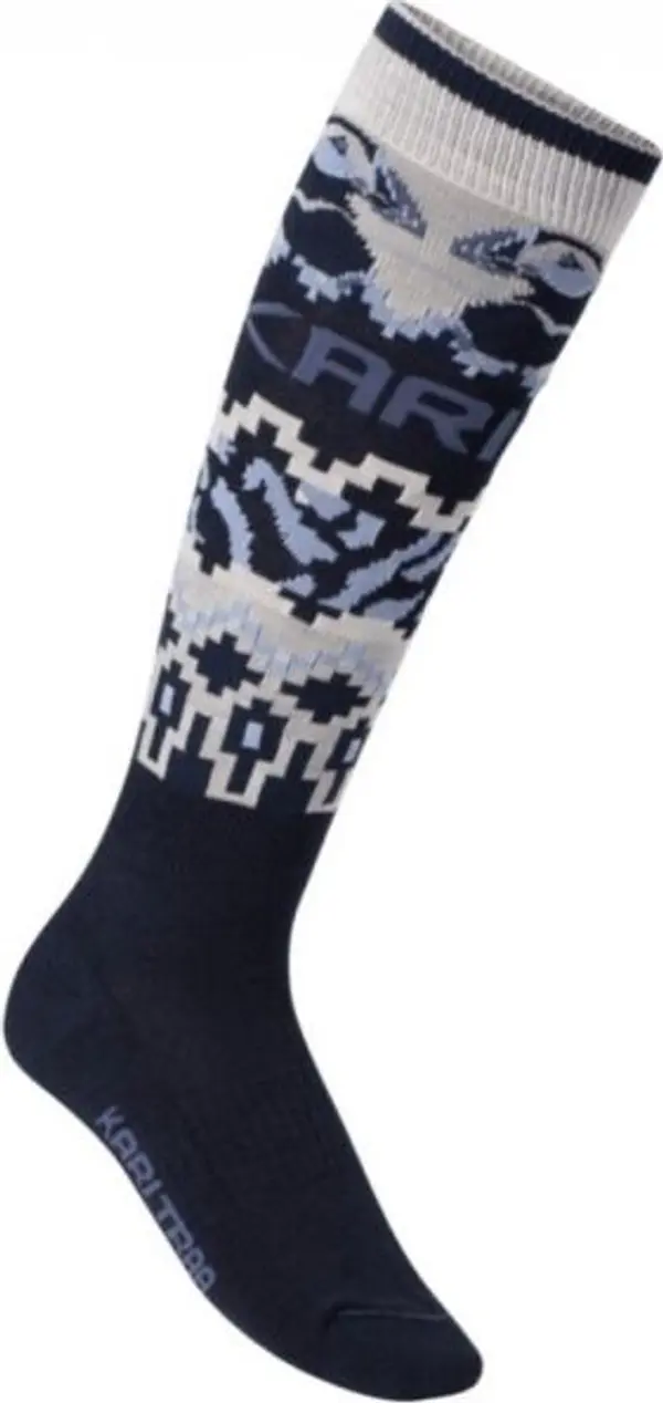 KARI TRAA KARI TRAA JOHANNE SOCK Дамски вълнени три четвърти чорапи, тъмносин, размер 40-41