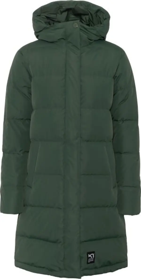 KARI TRAA KARI TRAA KYTE Дамско пухено яке, тип парка, тъмнозелено, размер