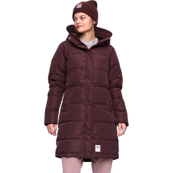 KARI TRAA KARI TRAA KYTE PARKA Дамско яке с пълнеж от пера, винен, размер