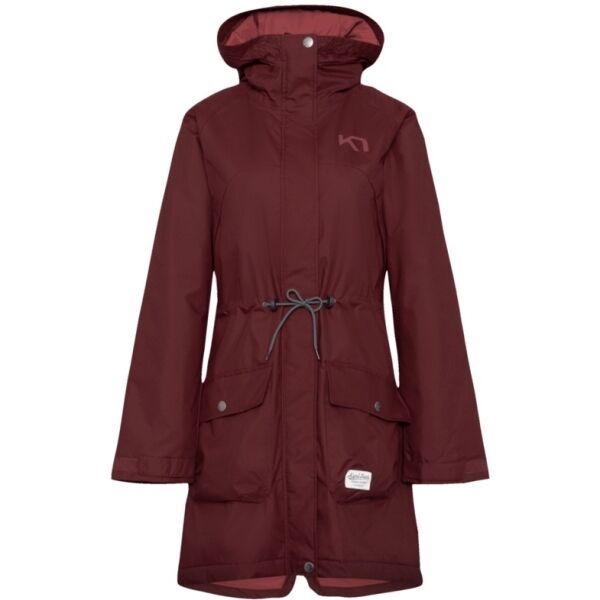 KARI TRAA KARI TRAA TESDAL PARKA Дамско яке тип парка, винен, размер