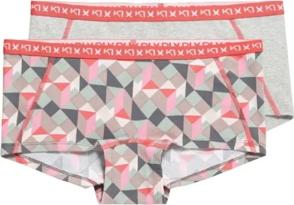 KARI TRAA KARI TRAA TINA HIPSTER 2PK Дамски спортни бикини, микс, размер