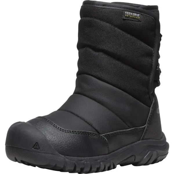 Keen Keen PUFFRIDER WP Детски зимни обувки, черно, размер 27/28