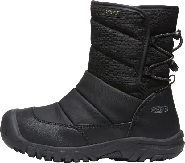 Keen Keen PUFFRIDER WP YOUTH Детски туристически обувки, черно, размер 32/33