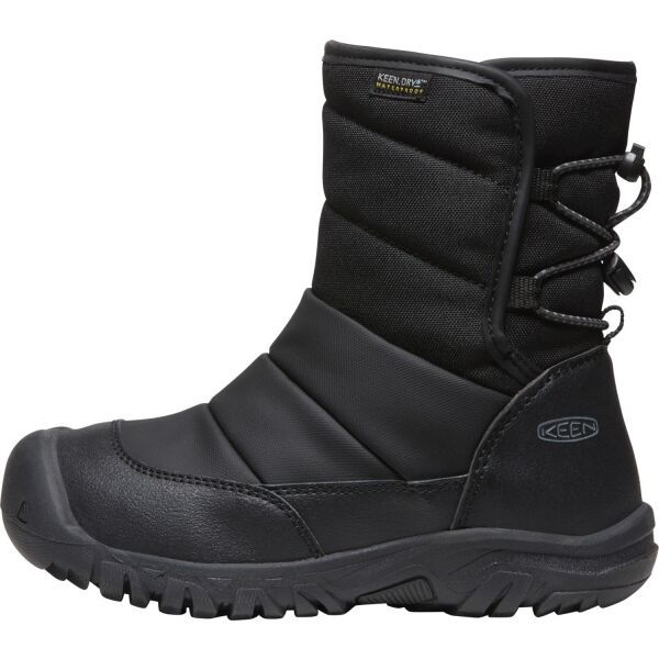 Keen Keen PUFFRIDER WP YOUTH Детски туристически обувки, черно, размер 36