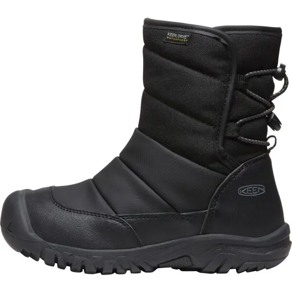 Keen Keen PUFFRIDER WP YOUTH Детски туристически обувки, черно, размер 38