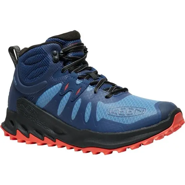 Keen Keen ZIONIC MID WP M Мъжки туристически обувки, синьо, размер 41