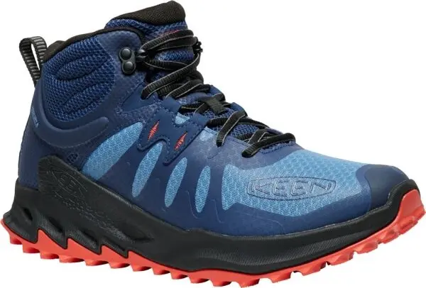 Keen Keen ZIONIC MID WP M Мъжки туристически обувки, синьо, размер 46