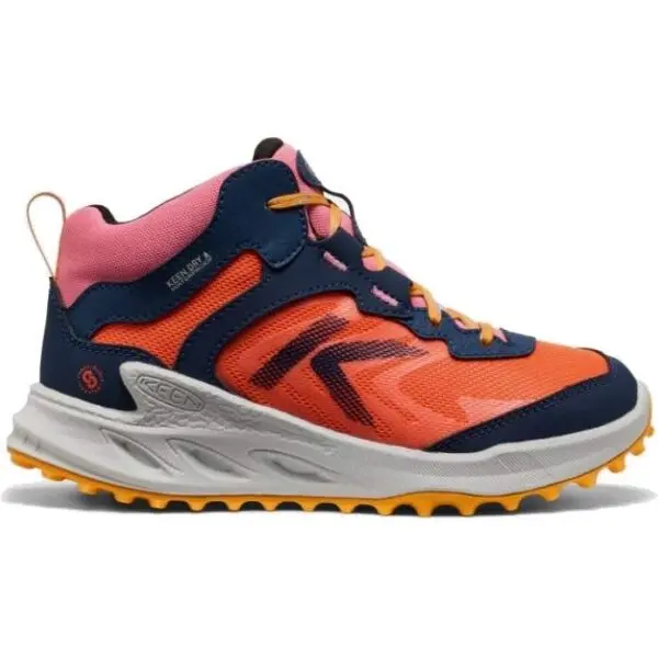 Keen Keen ZIONIC MID WP YOUTH Детски туристически обувки, оранжево, размер 34