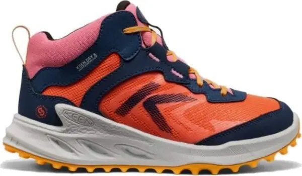 Keen Keen ZIONIC MID WP YOUTH Детски туристически обувки, оранжево, размер 36