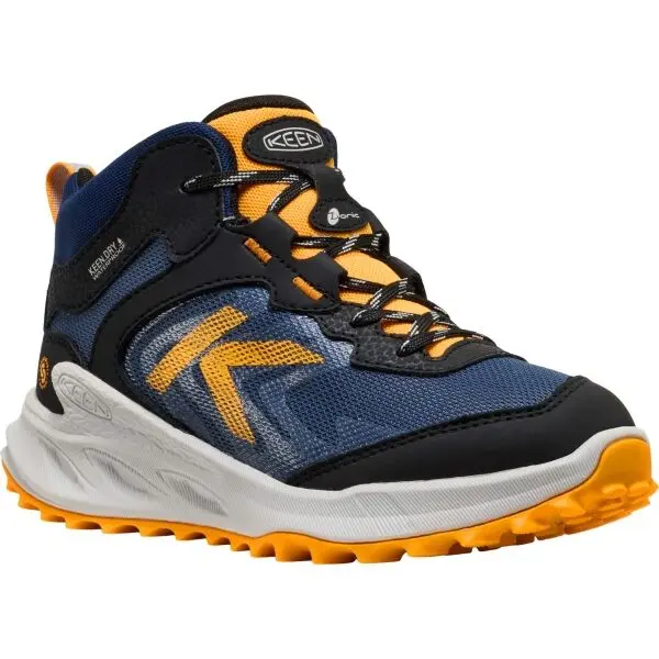 Keen Keen ZIONIC MID WP YOUTH Детски туристически обувки, тъмносин, размер 36
