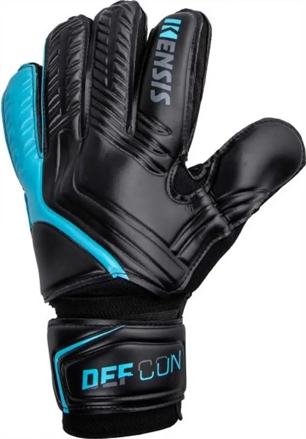 Kensis Kensis DEF CON Вратарски ръкавици за футбол, черно, размер