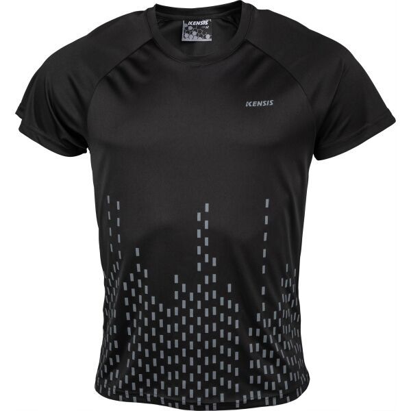 Kensis Kensis MORNY Мъжка спортна тениска, черно, размер S