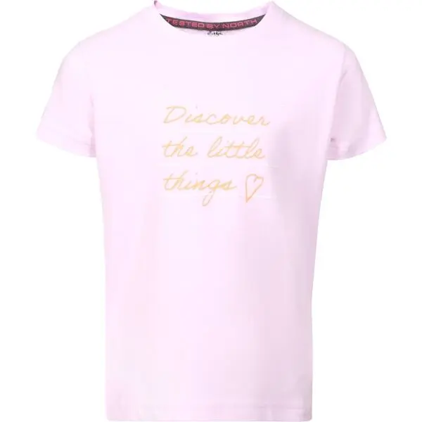 KILPI KILPI ALBION Момичешка памучна блуза, розово, размер