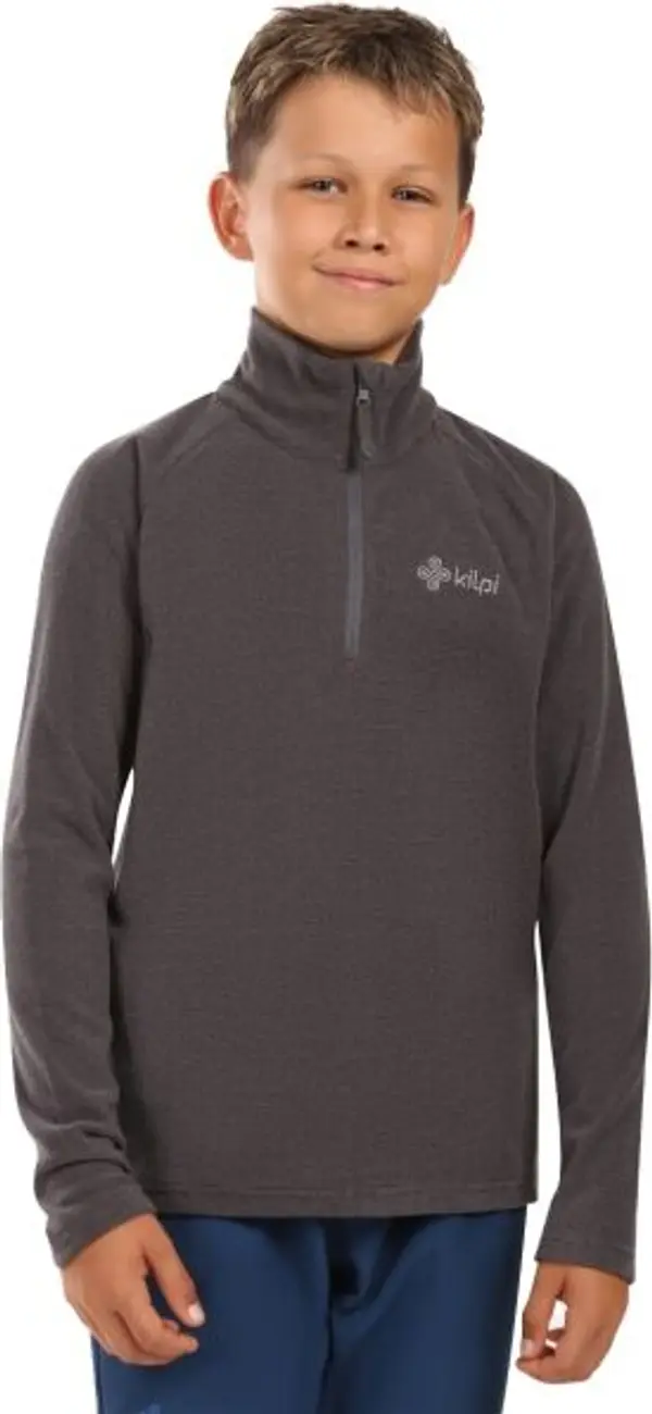 KILPI KILPI ALMERI Детски флийс суичър, тъмносиво, размер