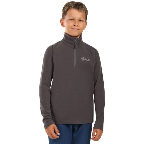 KILPI KILPI ALMERI Детски флийс суичър, тъмносиво, размер