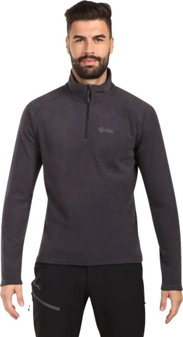 KILPI KILPI ALMERI Мъжки флийс суитшърт, черно, размер