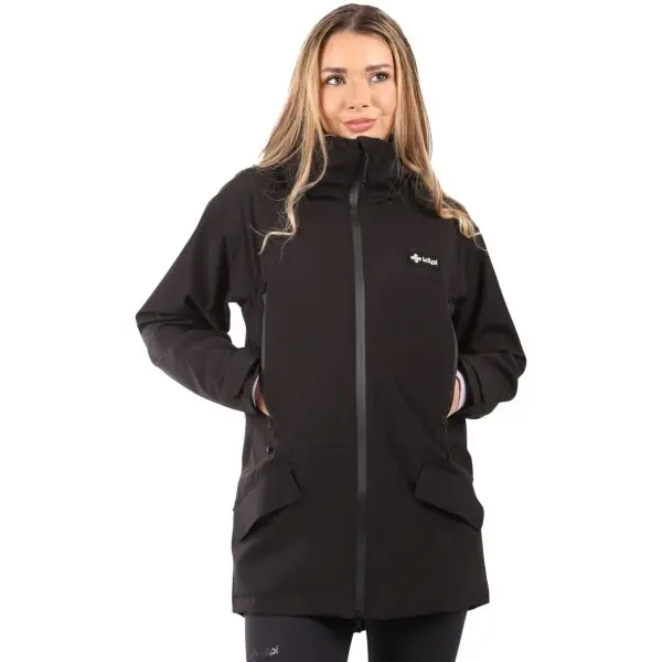 KILPI KILPI AYRA Дамско аутдор палто, черно, размер