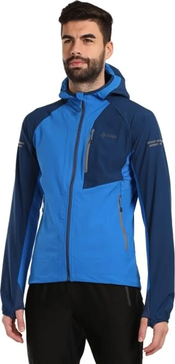 KILPI KILPI БАЛЕО Мъжко софтшел бегово яке, синьо, размер